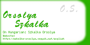 orsolya szkalka business card